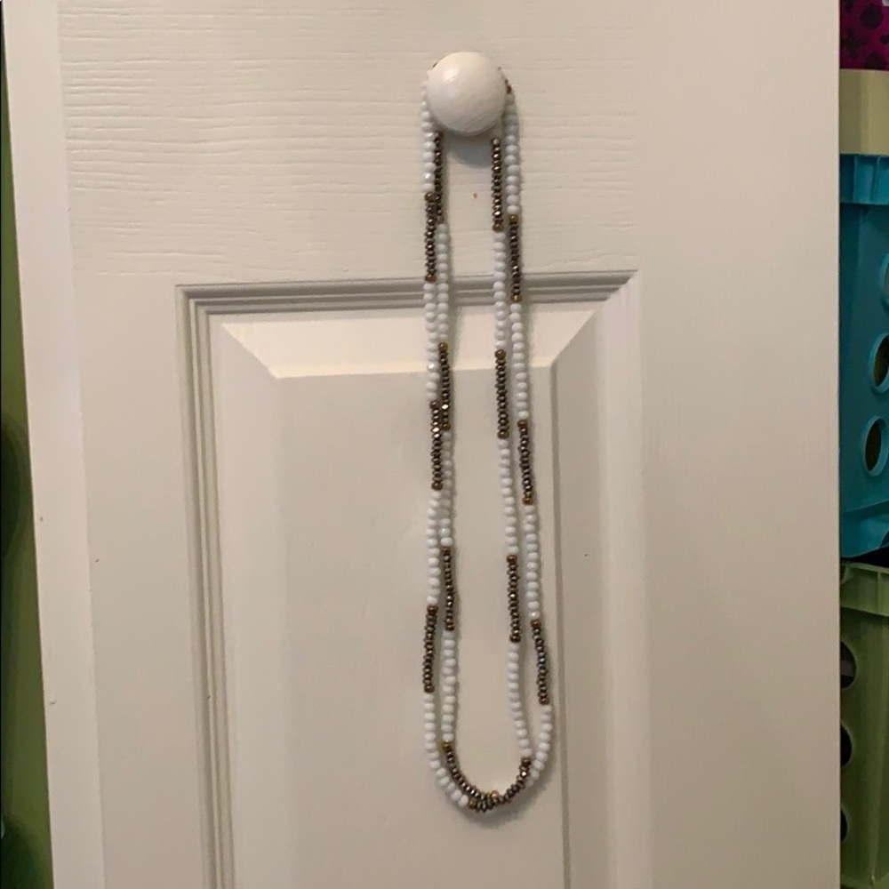 Long beaded necklace